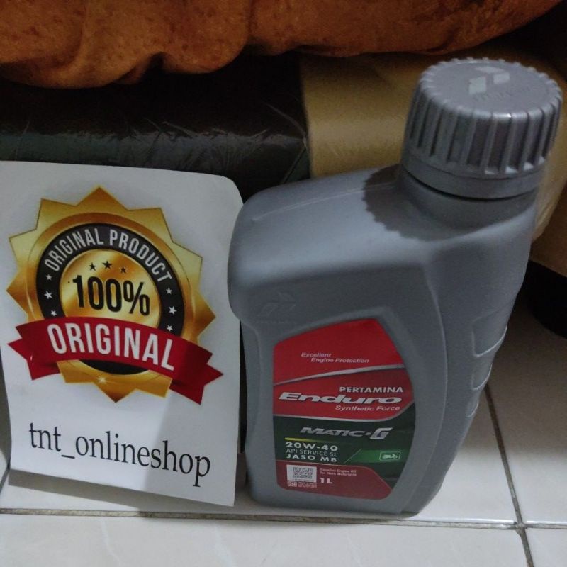Promo Oli Enduro Matic G 1Liter Untuk Motor Matic Termurah