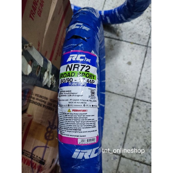 BAN LUAR 80/90-17 NR72 IRC