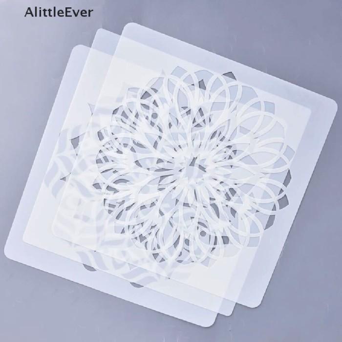 

ALIT 30 30CM MANDALA STENSIL PAING LANTAI DINDING TEMPLATE DIY ALAT AL
