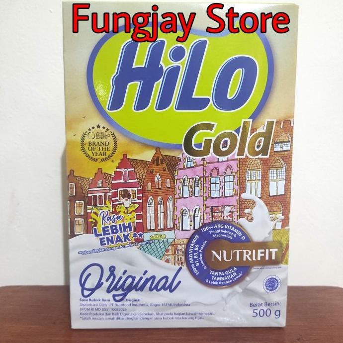 

Susu Bubuk HiLo Gold Original 500gr / Susu Hi Lo Gold Original 500 gr