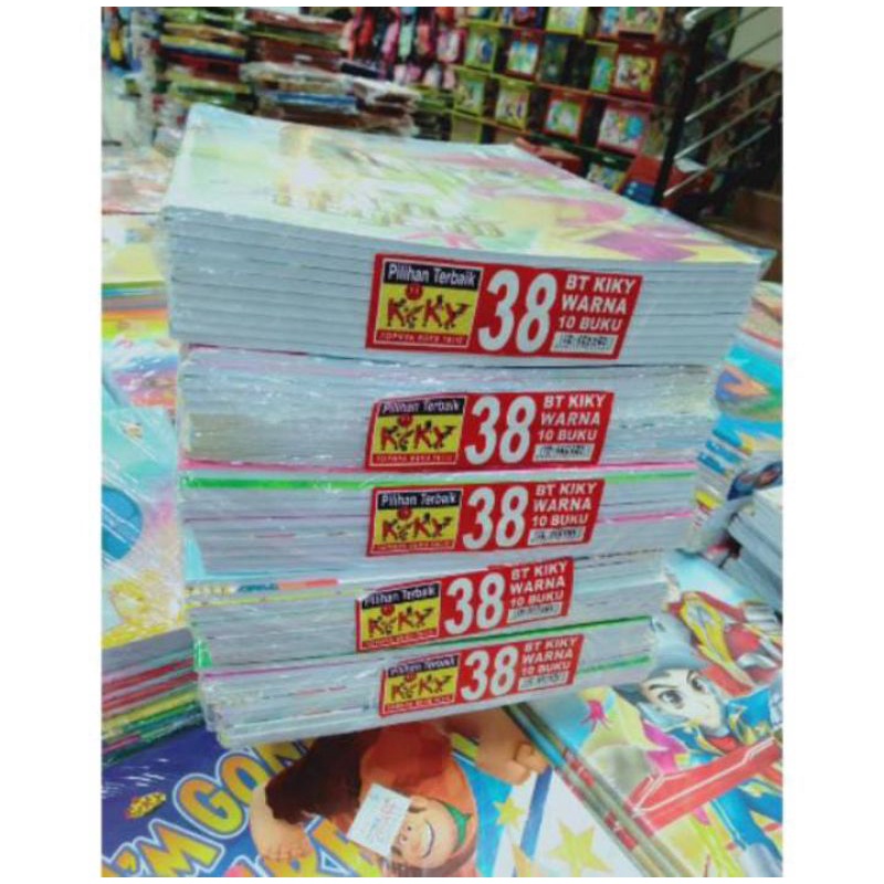 

Buku Tulis Kiky 38 Lembar ( 1pack 10pcs)