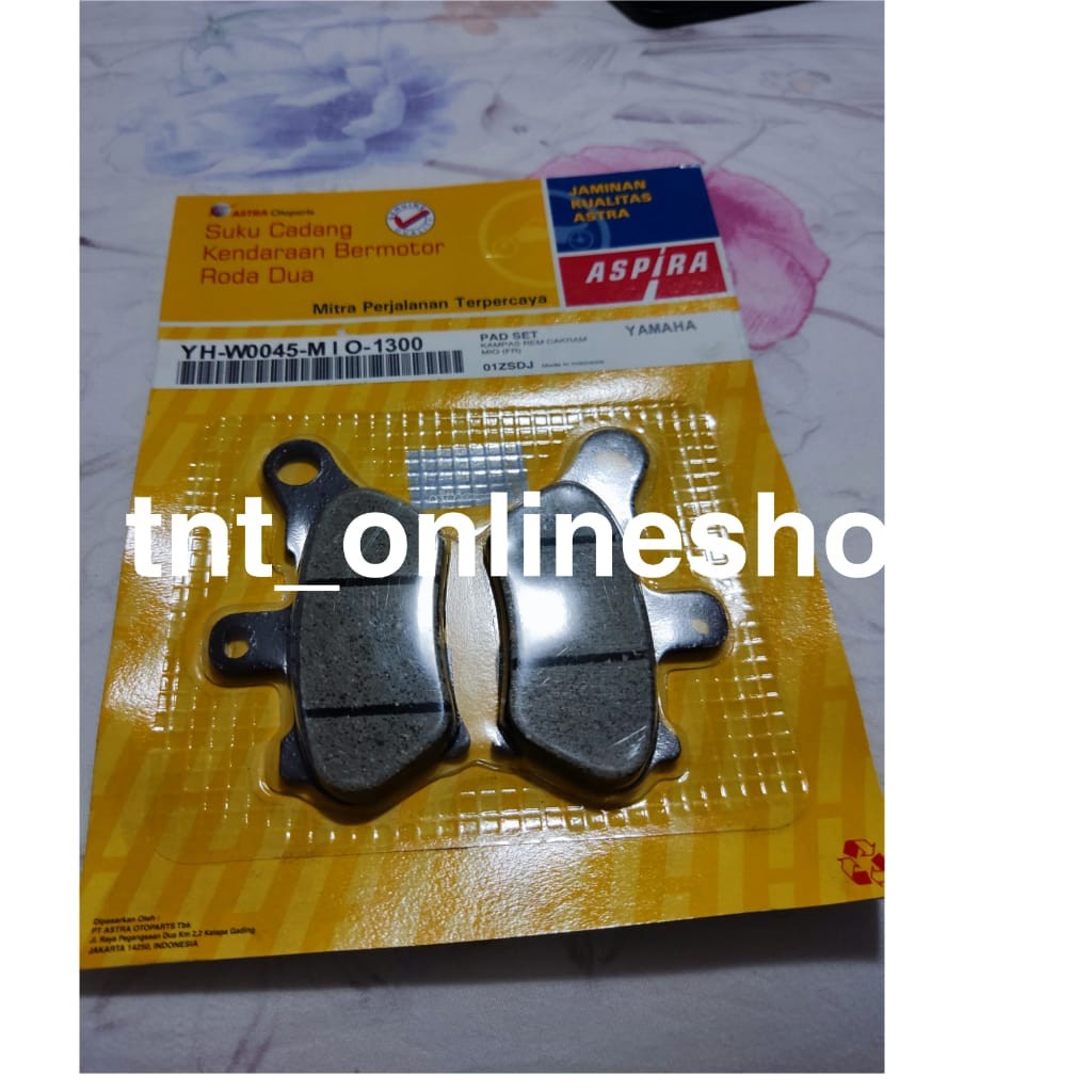 DISPAD DISCPAD CAKRAM KAMPAS REM DEPAN MIO LAMA ASPIRA