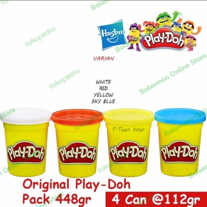 QUALITY PLAYDOH PLAY-DOH LILIN MAINAN UKURAN BESAR 448GR ISI 4