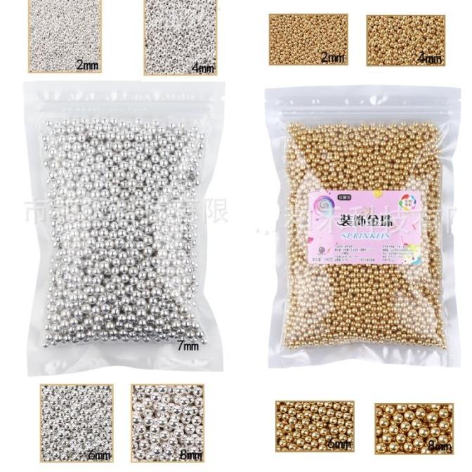 

Termantab] Edible Sprinkles Pearl Hiasan Dekorasi Kue Sprinkle Sprinkel Mutiara