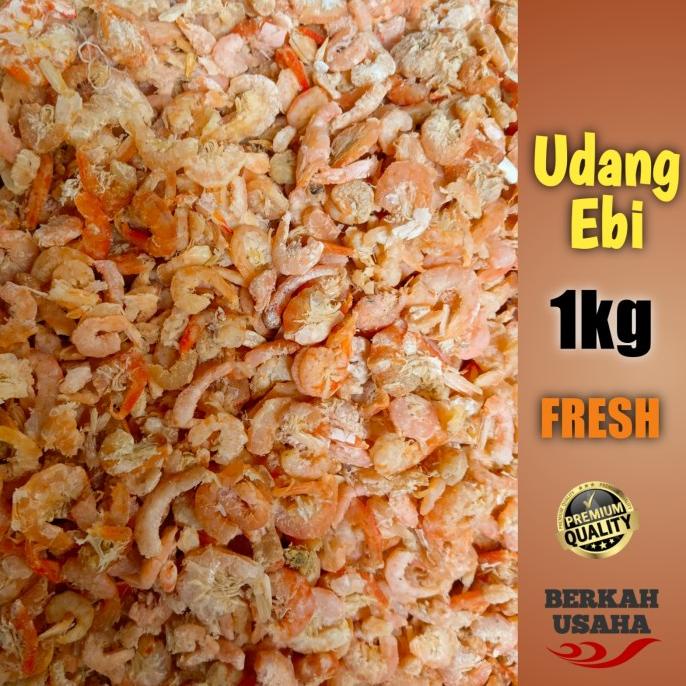 

IKAN ASIN UDANG EBI KUPAS KERING FRESH 1kg Murah Grosir