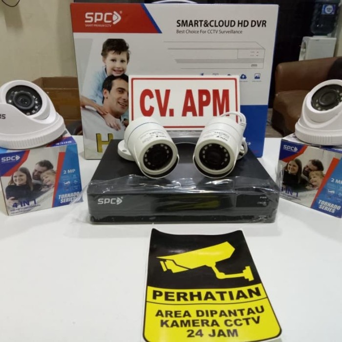 Cctv Spc Paket 4 Kamera Plus Pasang Di Rumah