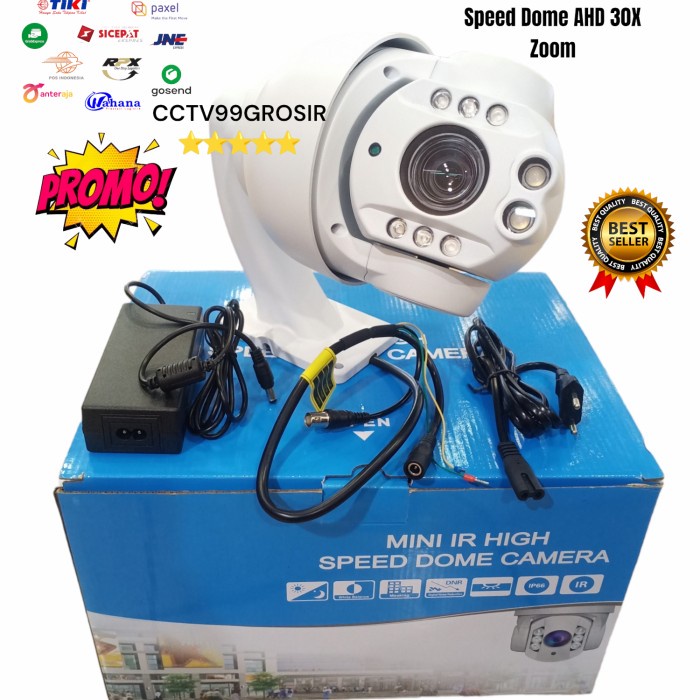 Camera Cctv Speed Dome Ptz Ahd 1080P 2Mp 30X Zoom