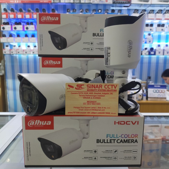 Camera Cctv Outdoor Dahua Full Color Vu 2Mp Fullhd Garansi