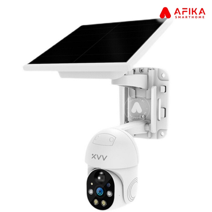 Kamera Camera Cctv Wifi 1080P Outdoor Tenaga Surya Matahari Solar Cell