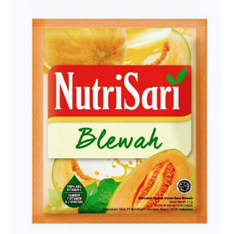 

Nutrisari rasa Blewah Nipis 1 renteng - 10 pcs