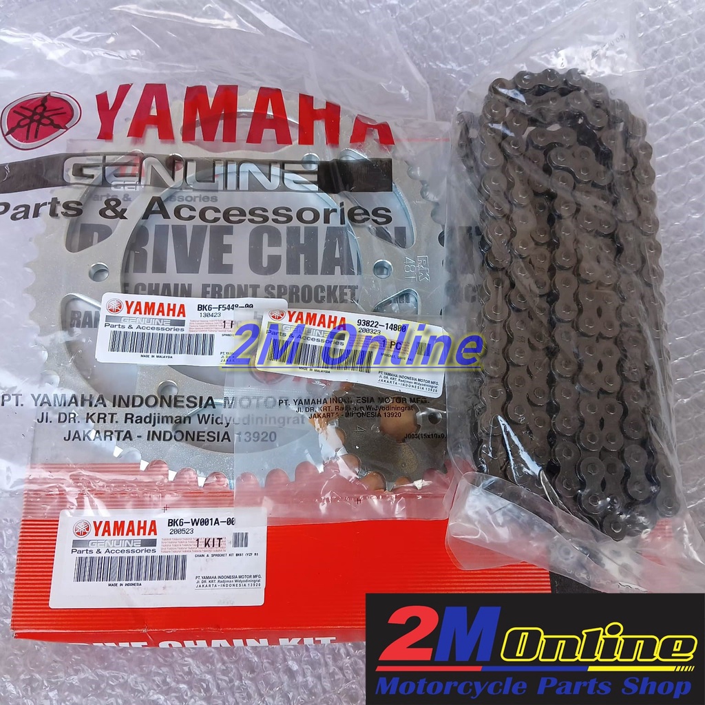 BK6-W001A-00 Gear Set Rantai R15 V3 Ori YGP