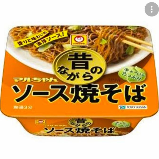 

maruchan mukashinagara sauce Yakisoba cup ramen impor Jepang enak 132g
