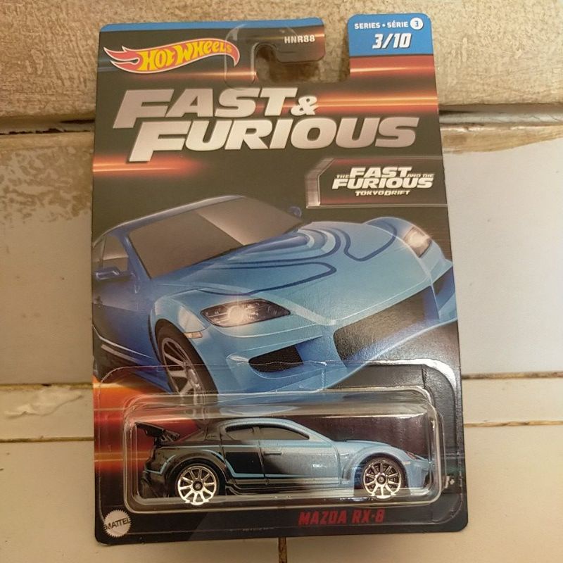HOT WHEELS FAST FURIOUS MAZDA RX 8