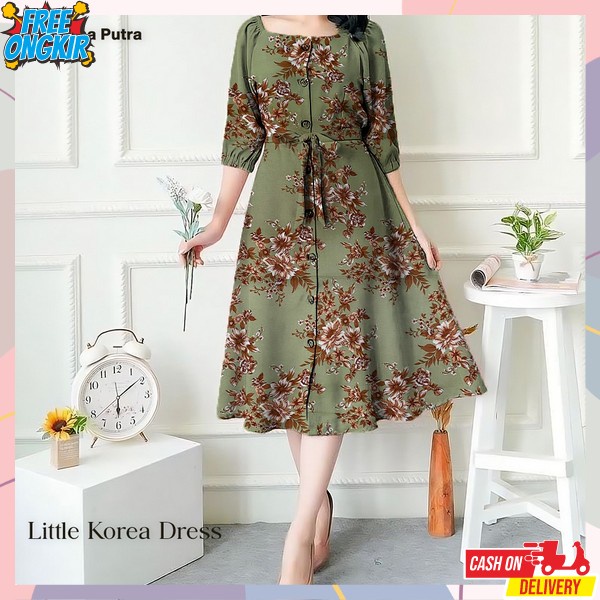 Dres Natik Kekinian Dress Batik Natal Pesta Kondangan Dres Pendek Motif Batil Dreis Pakaian Barik Wa