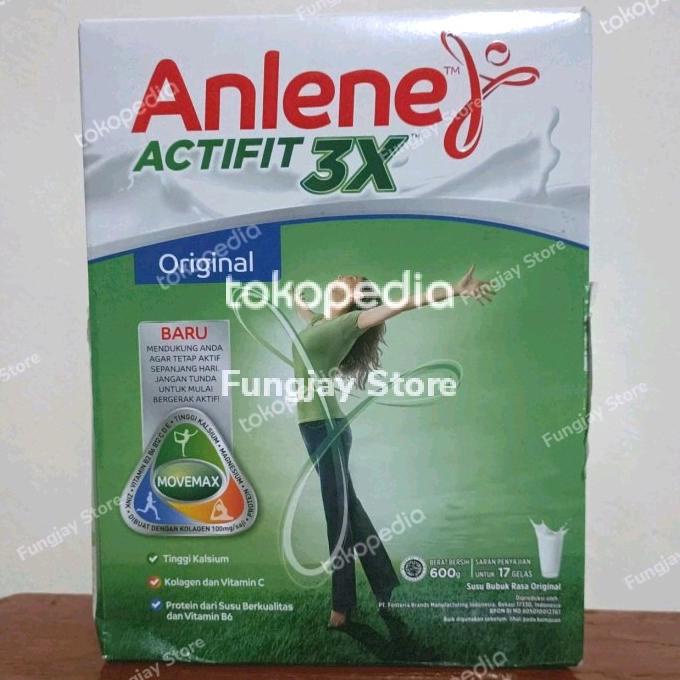 

Anlene Actifit 3X Susu Bubuk Original 600gr - Tulang, Sendi & Otot