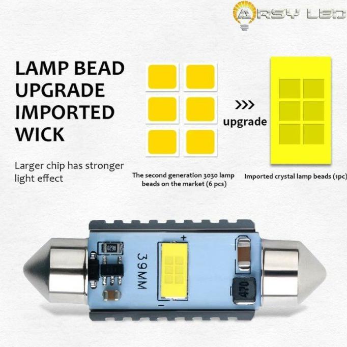 Lampu Plafon Kabin Mobil Rush Terios Led Cree + Csp Paket Isi 4