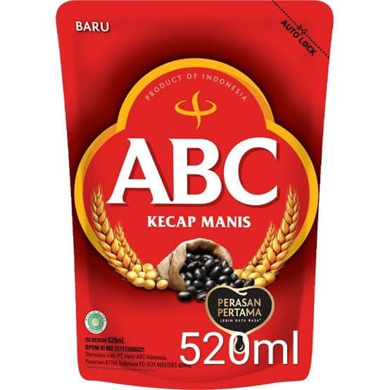 

ABC Kecap Manis refil 520ml Pouch