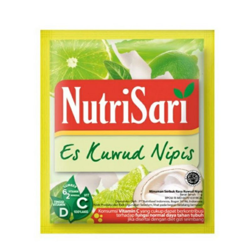 

Nutrisari rasa Es Kuwud Nipis 1 renteng - 10 pcs