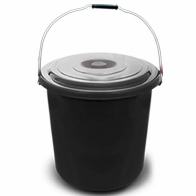 JUAL EMBER AIR MANDI HITAM HIJAU TUA COKLAT EMBER TUTUP + GAGANG KAPASITAS 6 GALON EMBER TAMPUNG AIR