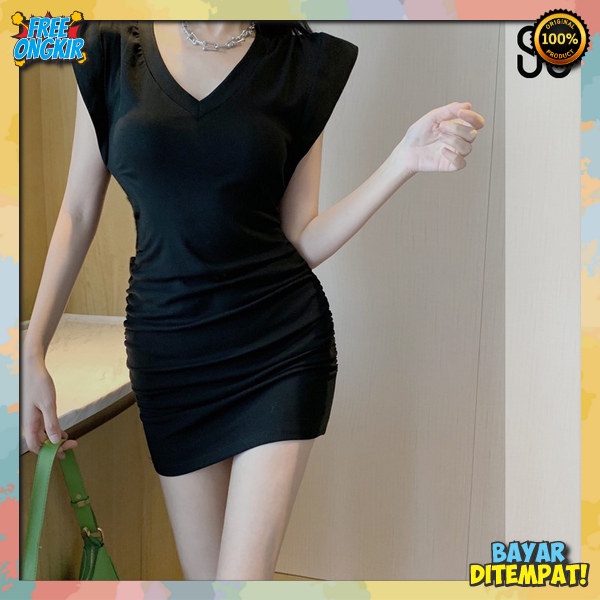 Dtess Gaun Musim Panas Rok Pendek Wanita Summer Murah Gaun Seksi Pesta Party Mini Dress Perempuan Te