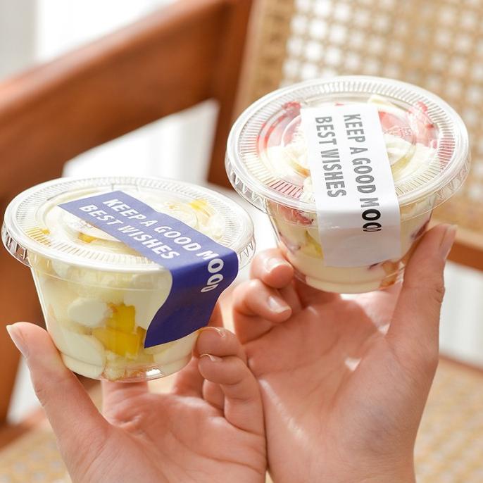 

((((()paling dicari] korean Dessert Box CUP Pudding Premium CUP Puding Tiramisu Salad Kue