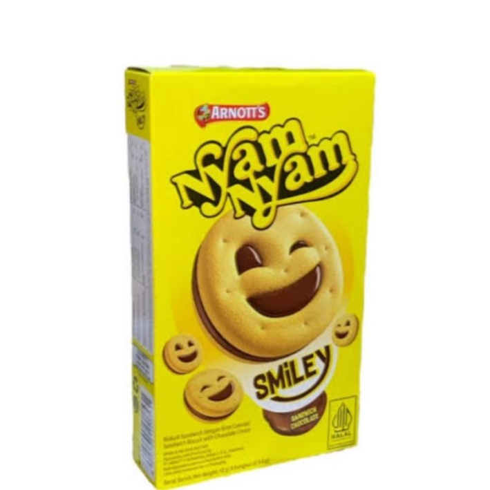 

nyam-nyam smiley sandwich chocolate 45gr