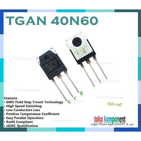 yang dicari] 40N60 TGAN 40N60FD TGAN TGAN40N60 igbt