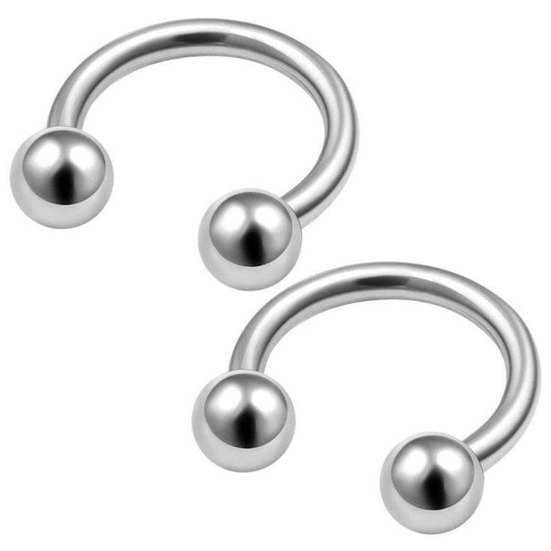 Anting bulat pria/ anting pria wanita/ anting barbel/ anting bulat gantung