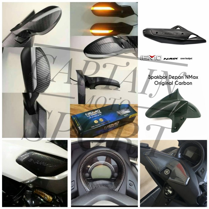 CARBON CARBON NEMO ORIGINAL YAMAHA NMAX 155 OLD / LAMA