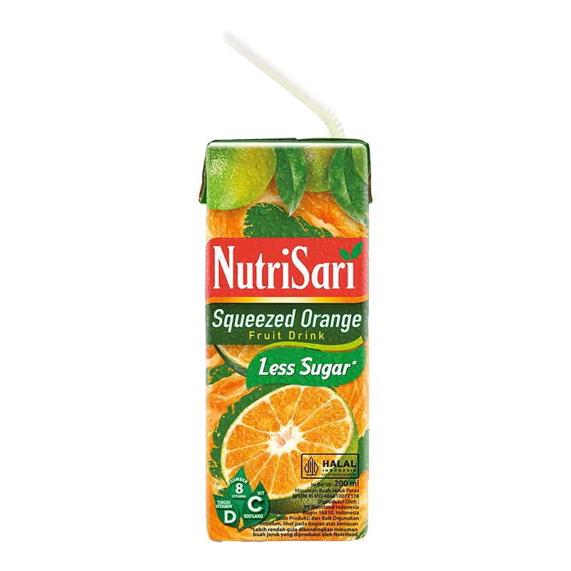 

NutriSari Squeezed Orange Minuman Jeruk Peras Vitamin C 200 ml