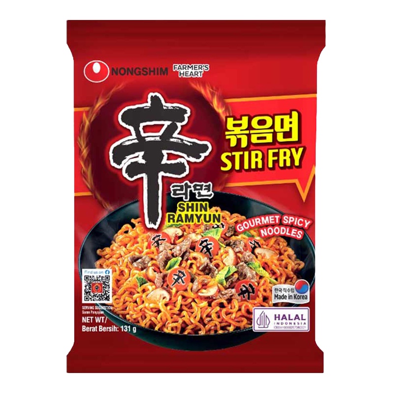 

NONGSHIM Stir Fry Shin Ramyun Gourmet Spicy Noodles 131 g