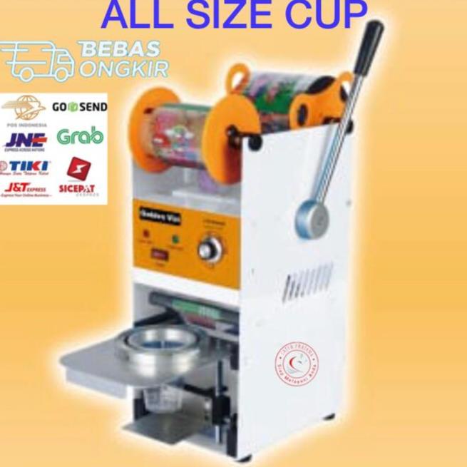 Cup Sealer Mesin Penyegel Gelas Plastik Manual Semua Ukuran Cup