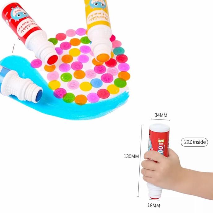 

Superdots Markers Spidol Dot Marker Anak Washable Non-Toxic