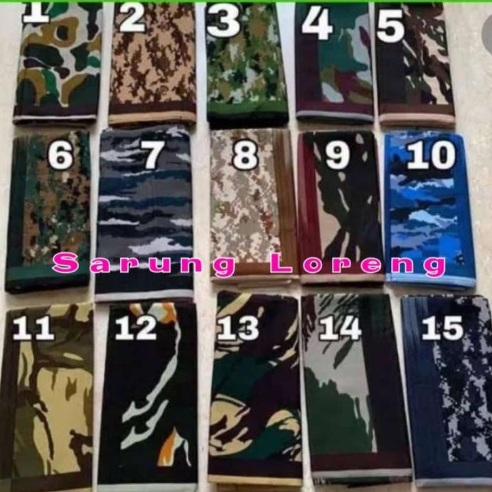Sarung Motif Loreng Libanon/Sarung Loreng Gurun