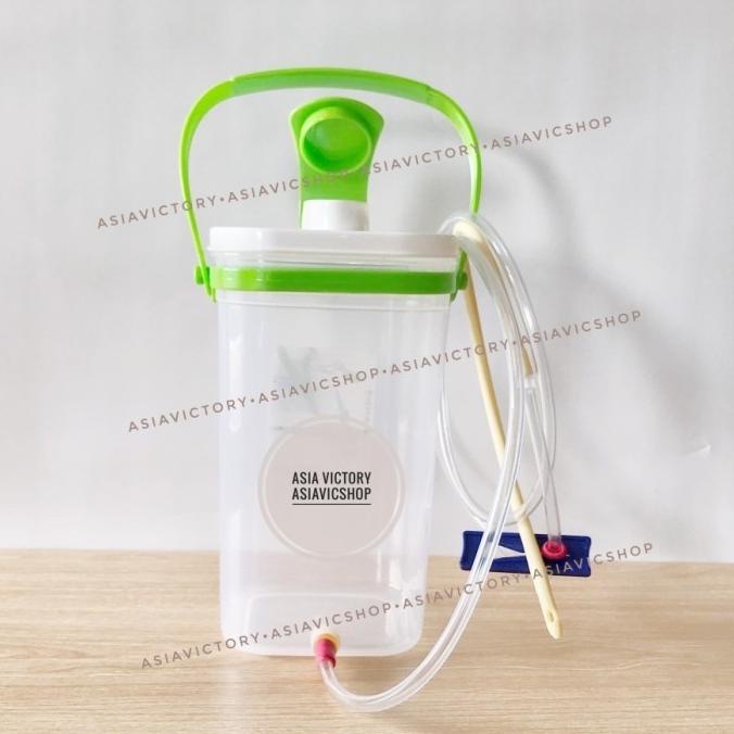 Wadah Enema Kopi Jug Plastik Reusable