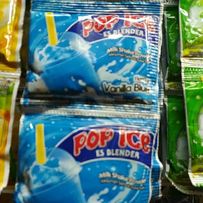 

Pop ice Rasa Vanila blue 1 renteng -10 pcs