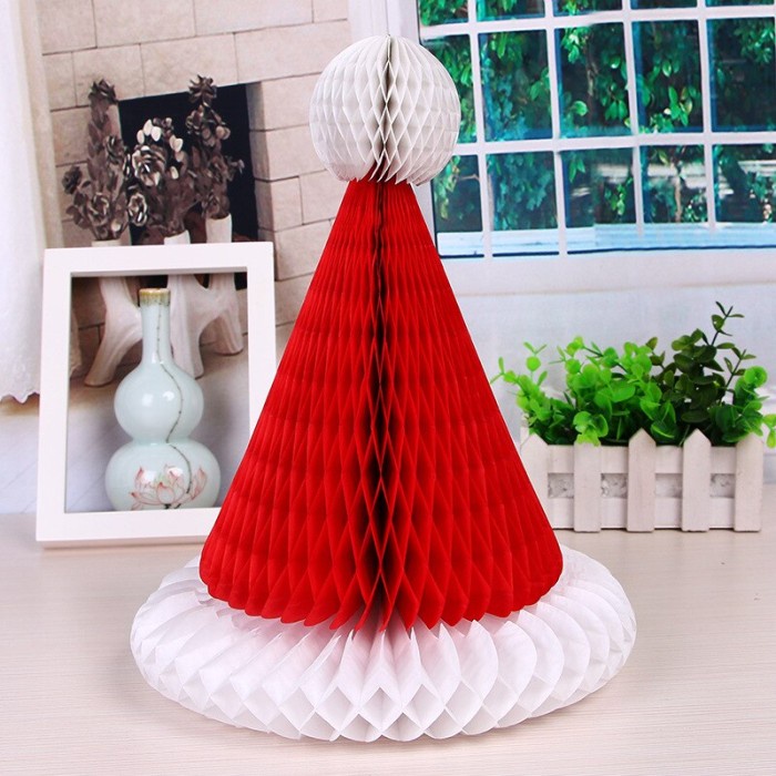 Spesial Honeycomb Christmas Hiasan Natal Honeycomb Paper Honeycomb Natal