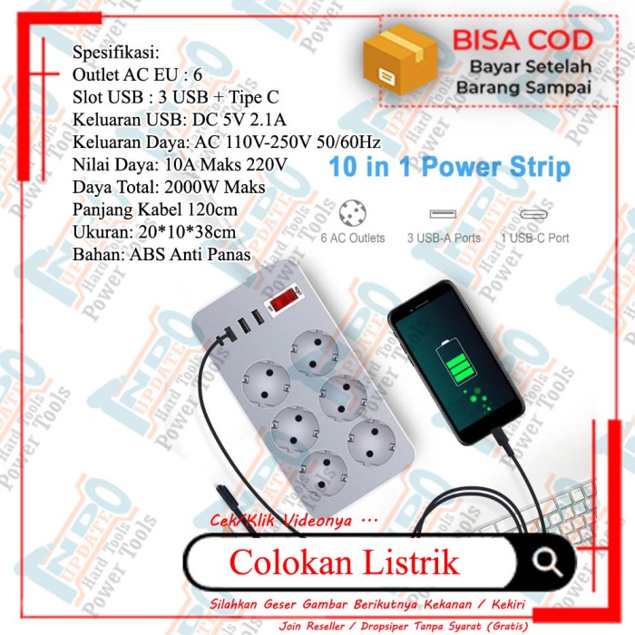 Colokan Listrik Traveling Stop Kontak Traveling Stop Kontak Usb