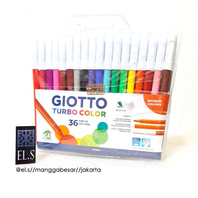 

Giotto Turbo Color Set 36 Warna ( Spidol )