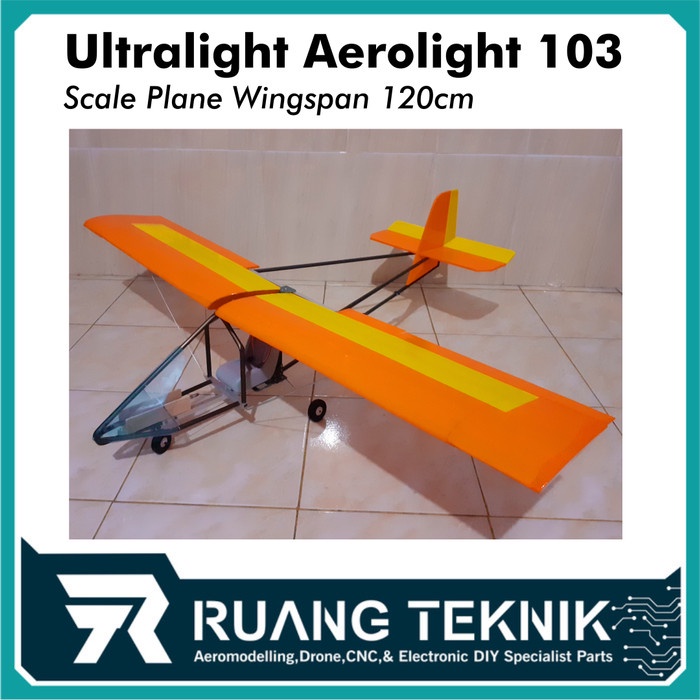 RC PLANE ULTRALIGHT AEROLIGHT 103 KIT , PESAWAT RC REMOTE CONTROL KIT