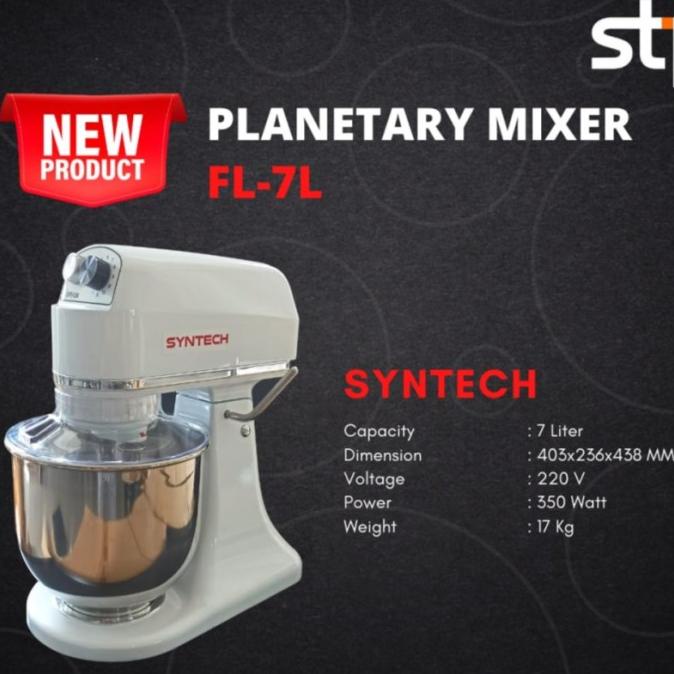 :>:>:>:>] Planetary Mixer Syntech FL-7B Mixer Roti Kue 7 Liter