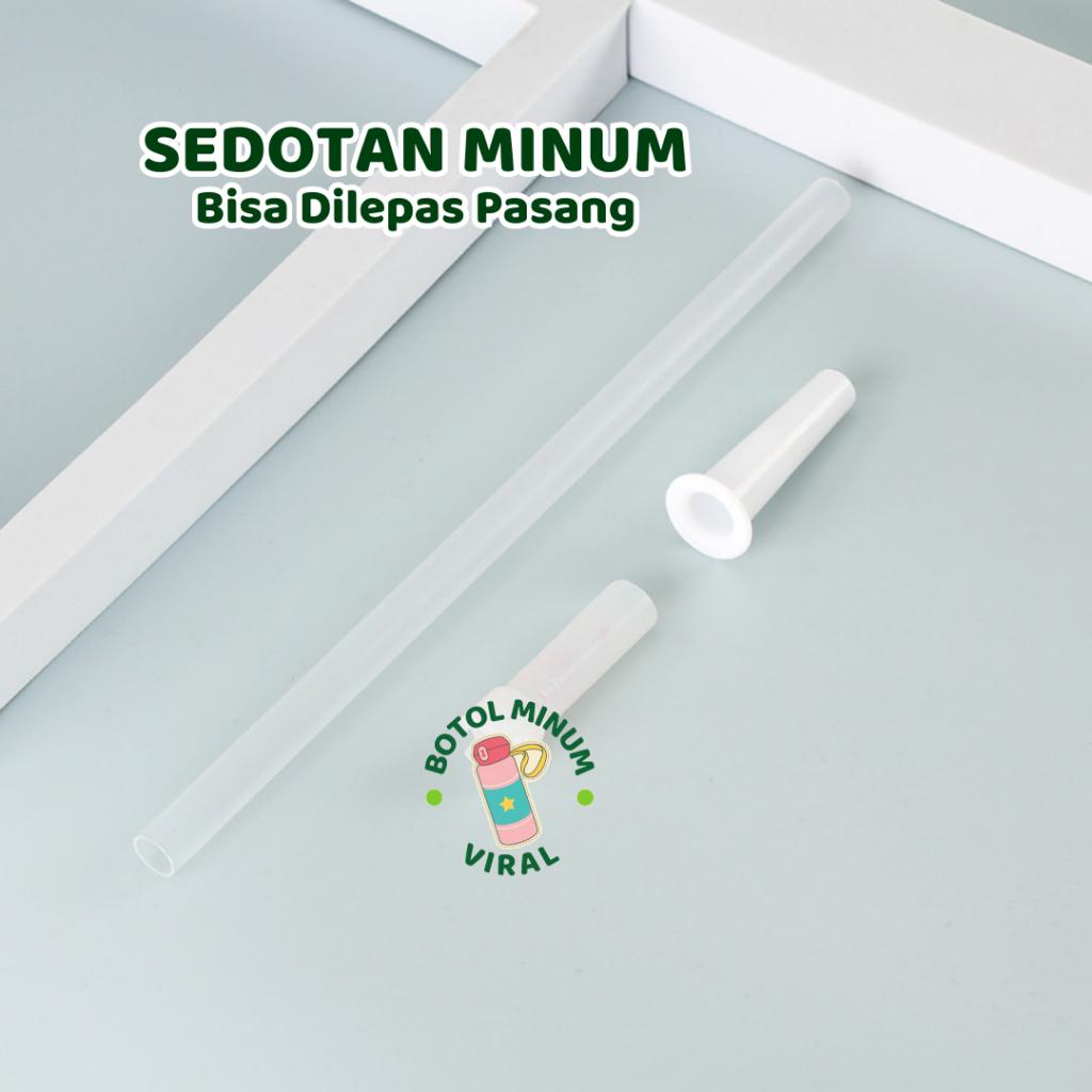 Botol Minum Viral Aesthetic Korean Tumbler Bening Sport 1,3 liter Best Seller