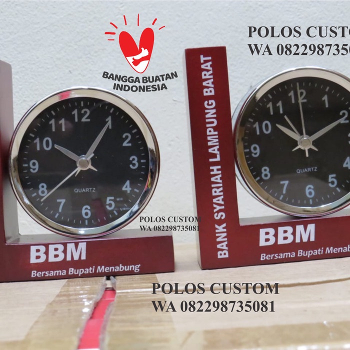 N898U Jam Meja L/Jam Meja Model L/Jam Meja Custom/Jam Meja Cetak Custom/ A9087