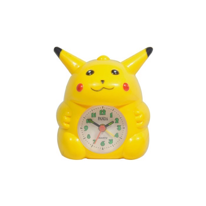 N898U Jam Meja Weker Anak Alarm Melody Clock Pikachu Free Baterai D129 Ready A9087