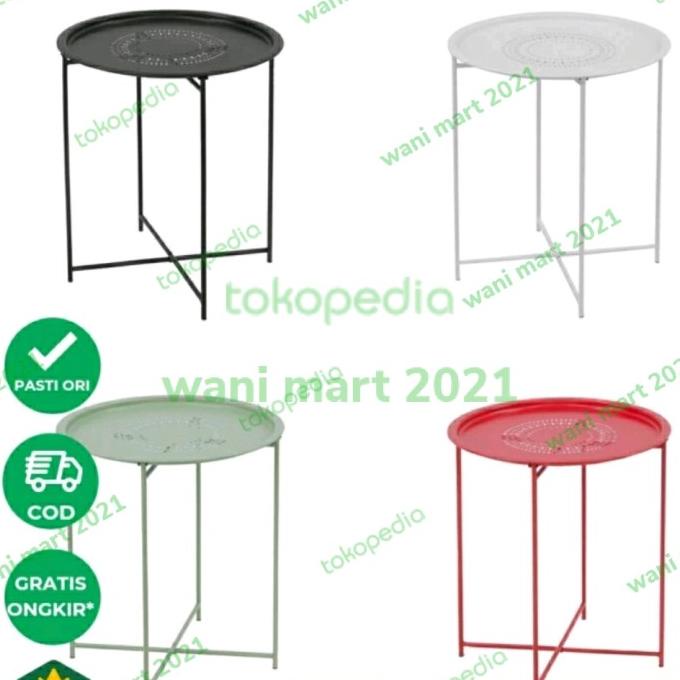 ] meja teras bulat , meja besi , meja cafe , meja kopi PROMO
