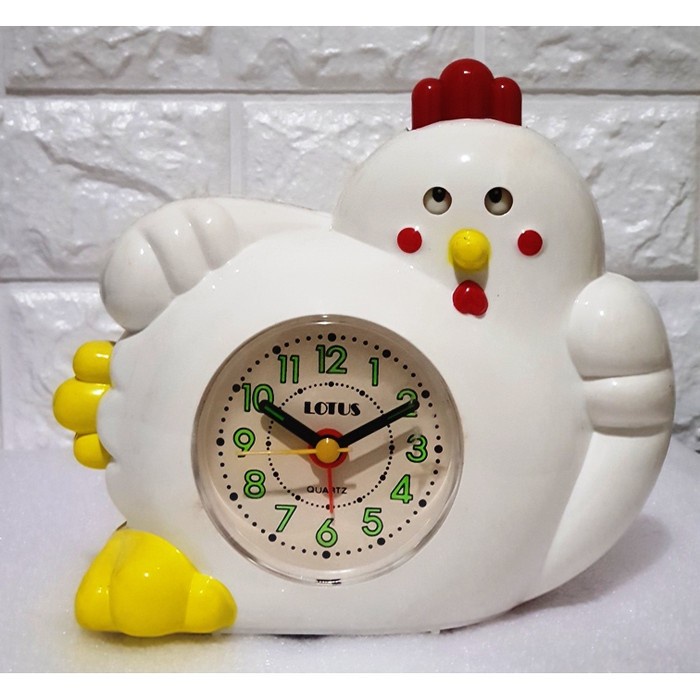 N898U Jam Beker Jam Weker Alarm Clock Ayam Betina Import Suara Bangun2 A9087