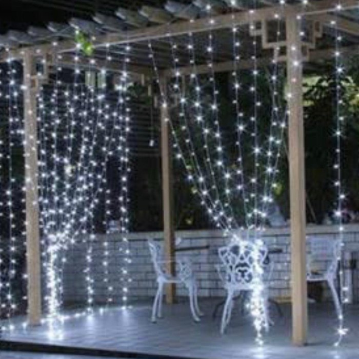 [Ready] Lampu Natal Tirai Led Curtain Light [Lampu]