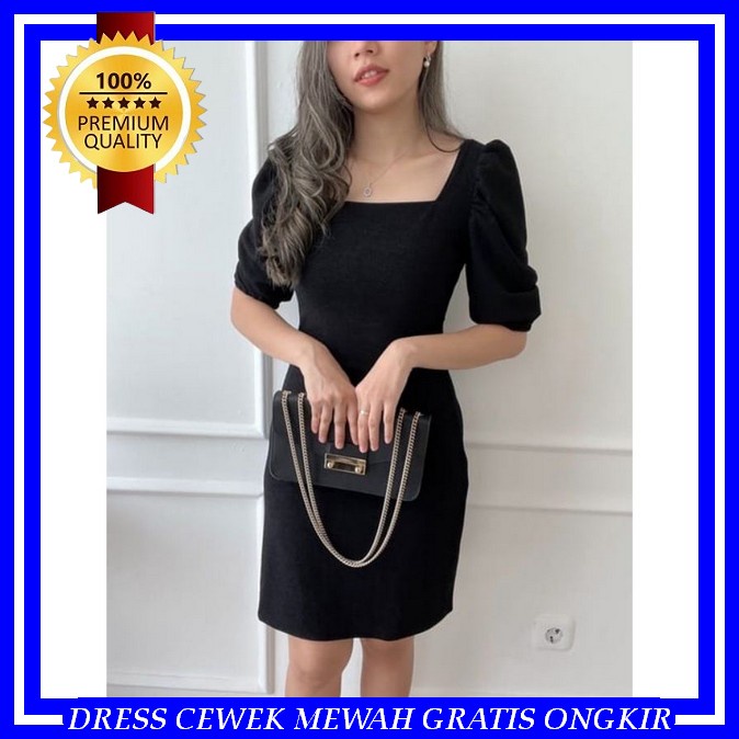 Atasan Cewek Korean Style Dres Pesta Driss Sexy Baju Kondangan Wanita Kekinian Non Hijab Mewah Dres 