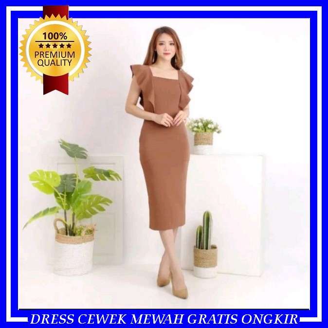 Dress Kondangan Non Hijab Remaja Dreas Dewasa Gaun Ultah Baju Atasan Pesta Kondangan Dreas Korea Dre
