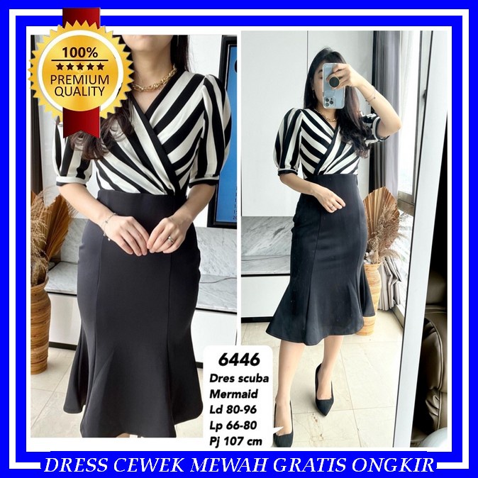 Dres Korea Import Premium Drez Kondangan Terbaru Atasan Cewek Korean Style Dres Pesta Driss Sexy Baj